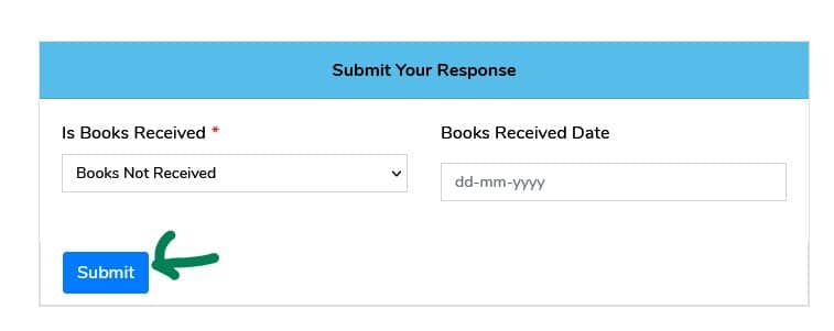NIOS books not received response