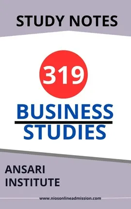 NIOS class 12 Business Studies notes