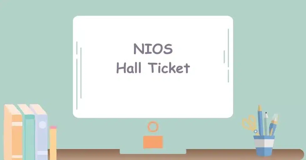NIOS Hall Ticket